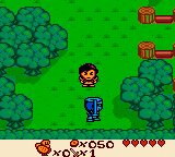 Quest for Camelot (Game Boy Color) screenshot: Walking around the overworld