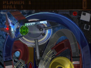 True Pinball (PlayStation) screenshot: Law & Justice 2D mode - Top