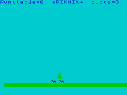 Piknik (ZX Spectrum) screenshot: Wee thiefs