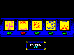 Safecracker (ZX Spectrum) screenshot: Moving two elements