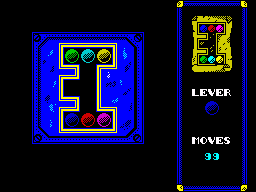 Safecracker (ZX Spectrum) screenshot: 99 moves to go