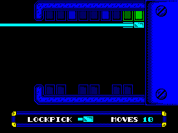 Safecracker (ZX Spectrum) screenshot: Road clear