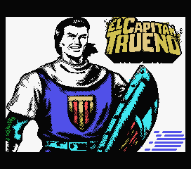 El Capitán Trueno (MSX) screenshot: Title screen