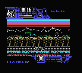 Comando Tracer (MSX) screenshot: Enemies come fast and hard