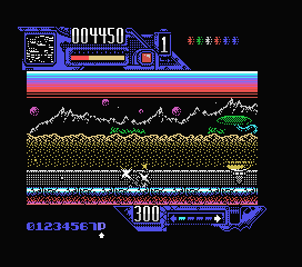 Comando Tracer (MSX) screenshot: I lost a life