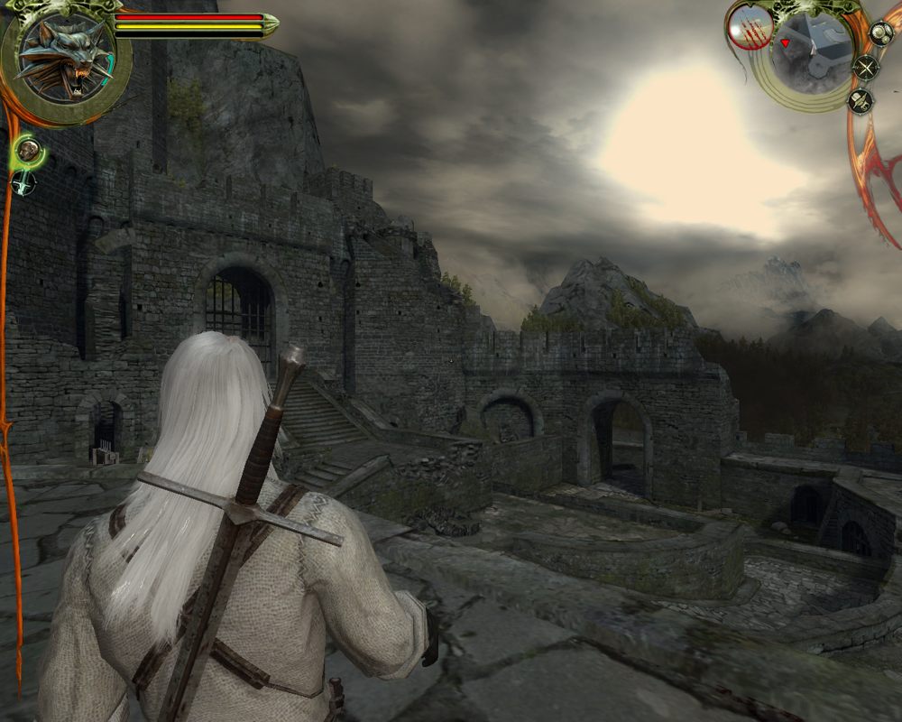 The Witcher: Enhanced Edition (Windows) screenshot: Enhanced Base Game - Outside Kaer Morhen