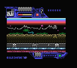 Comando Tracer (MSX) screenshot: Starting Zorax