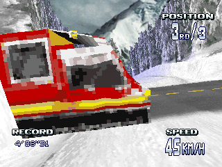 Snow Break (PlayStation) screenshot: Watch out...