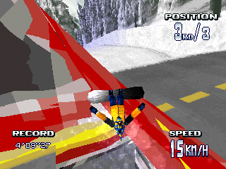 Snow Break (PlayStation) screenshot: Need more practice.