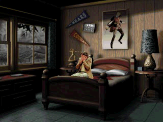 Dark Seed II (PlayStation) screenshot: Waking up.