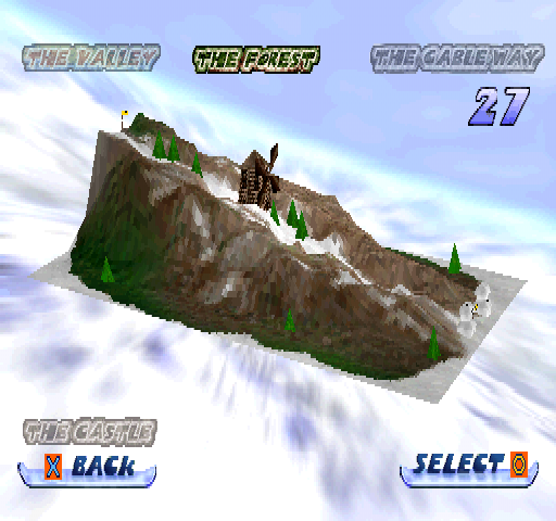 Snow Break (PlayStation) screenshot: The Forest.