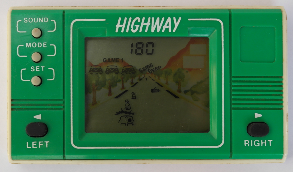 Highway (Dedicated handheld) screenshot: Game over while playing on Game 1 difficulty