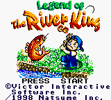 Legend of the River King GB (Game Boy Color) screenshot: Title Screen