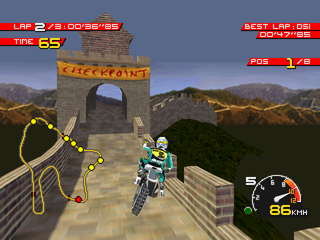 Moto Racer de PlayStation 1