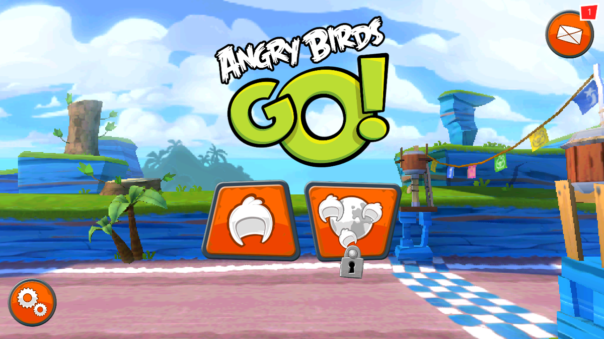 Angry Birds: Go! (BlackBerry) screenshot: Main menu