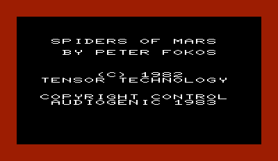 Spiders' on Mars