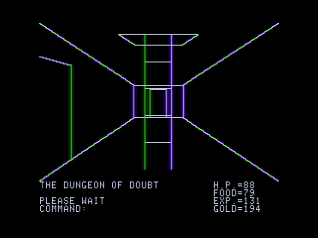 Ultima (Apple II) screenshot: Dungeon