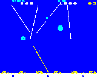 Missile Base (BBC Micro) screenshot: Level 2