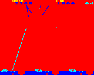 Missile Base (BBC Micro) screenshot: Level 4