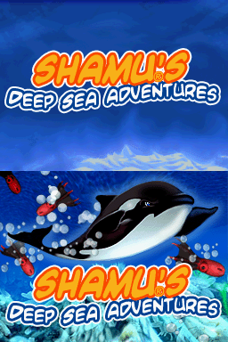 Shamu's Deep Sea Adventures (Nintendo DS) screenshot: Title Screen