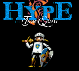 Hype: The Time Quest (Game Boy Color) screenshot: Title Screen