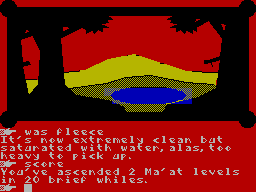 Book of the Dead (ZX Spectrum) screenshot: The use of colour is striking