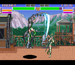 Battle Tycoon (SNES) screenshot: Pachet shows no mercy.
