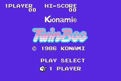 TwinBee (Game Boy Advance) screenshot: Title Screen