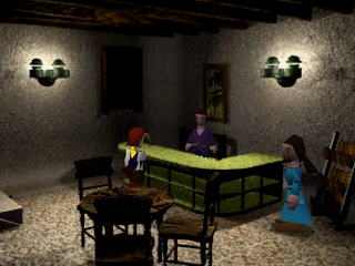 Shadow Madness (PlayStation) screenshot: Shop interior