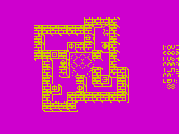 Sokoban (ZX Spectrum) screenshot: Level 38