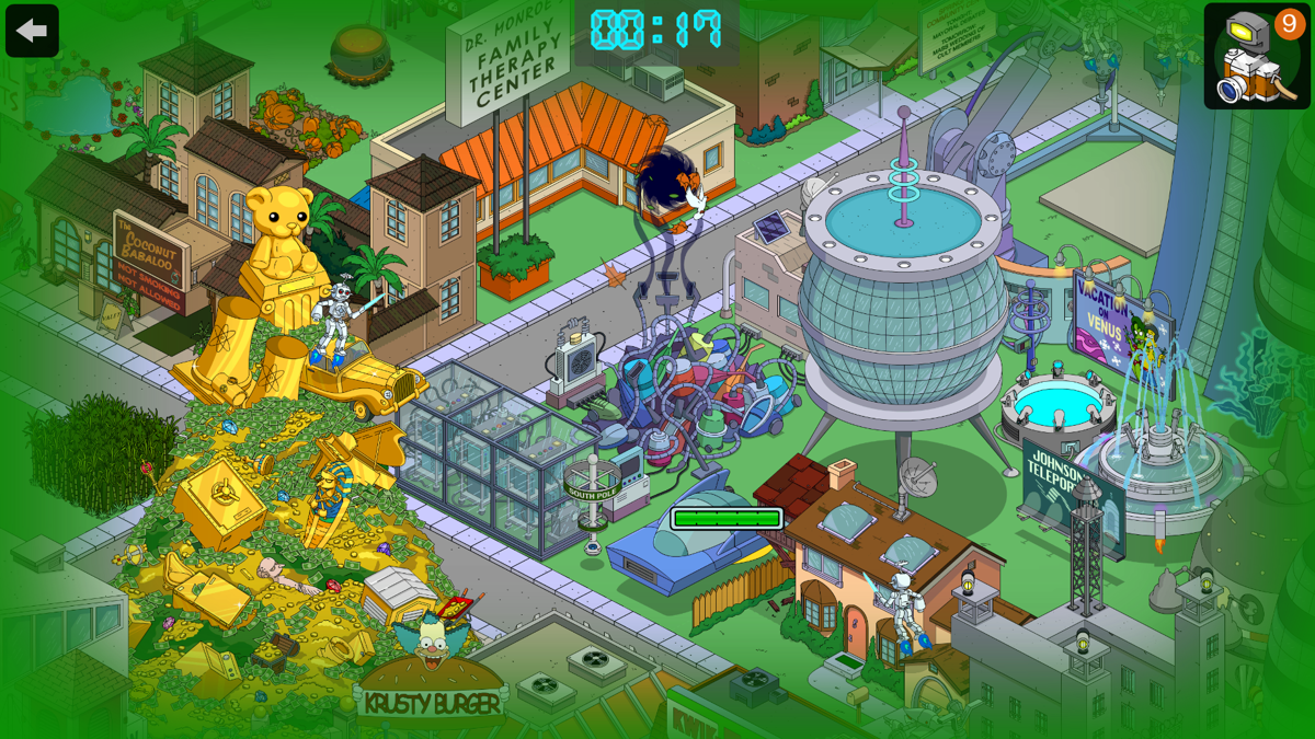 Screenshot of The Simpsons: Tapped Out (Android, 2012) - MobyGames