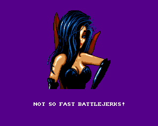 Battletoads (Amiga CD32) screenshot: The Dark Lady.