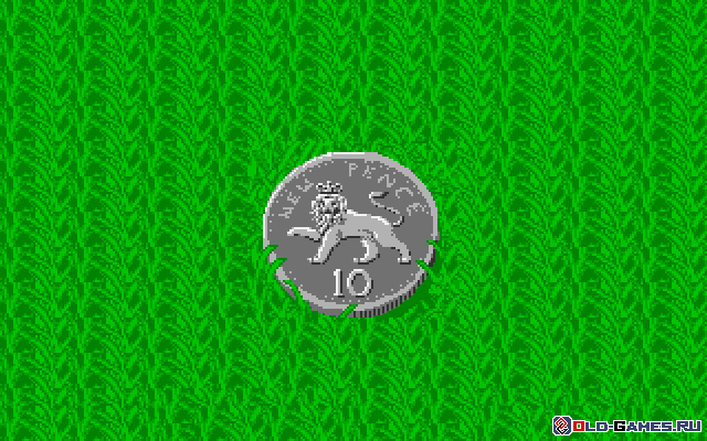 World Cricket (DOS) screenshot: Coin toss (VGA)