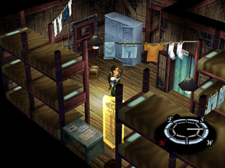 Xenogears (PlayStation) screenshot: Barracks