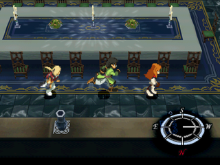 Xenogears (PlayStation) screenshot: Dining room