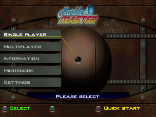 Screenshot of Marble Master (PlayStation, 1997) - MobyGames