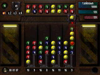 Marble Master (PlayStation) screenshot: Game start
