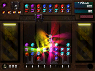 Marble Master (PlayStation) screenshot: Figures graphics set