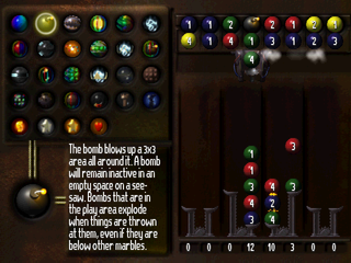 Screenshot of Marble Master (PlayStation, 1997) - MobyGames