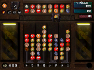 Screenshot of Marble Master (PlayStation, 1997) - MobyGames