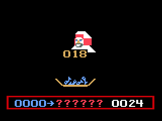 Shark Hunter (Odyssey 2) screenshot: Fish counting at the end of stage 1.