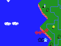 TwinBee (MSX) screenshot: Green bell gives you a ghosting effect