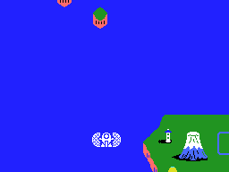 TwinBee (MSX) screenshot: Red bell gives you a protective shield