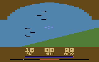 Air Raiders (Atari 2600) screenshot: In Game