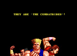The Combatribes (Arcade) screenshot: The End