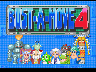 Bust-A-Move 4 (PlayStation) screenshot: Title screen
