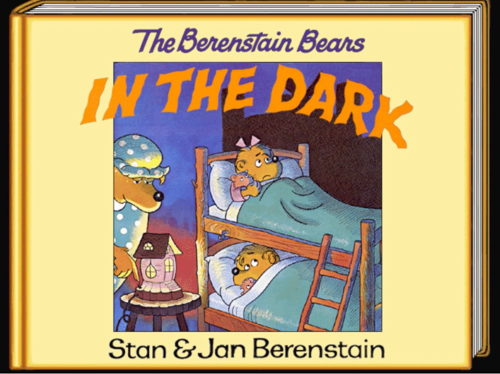 The Berenstain Bears in the Dark (Windows) screenshot: Title screen