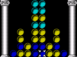 Marbles of Wisdom (ZX Spectrum) screenshot: Poseidon - 5. challenge