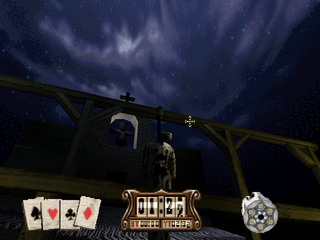 Gunfighter: The Legend of Jesse James (PlayStation) screenshot: Corpse