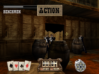 Gunfighter: The Legend of Jesse James (PlayStation) screenshot: Henchmen